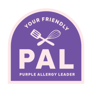 Purple Allergy Leader logo.