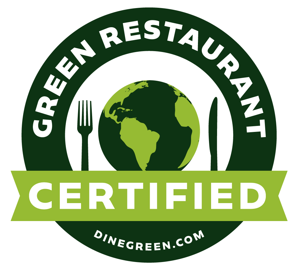 Certified Green Restaurant logo.